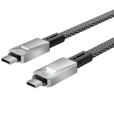 Кабель WIWU Wi-C078 Type-C to Type-C (100W, 5A, 1m) - Silver