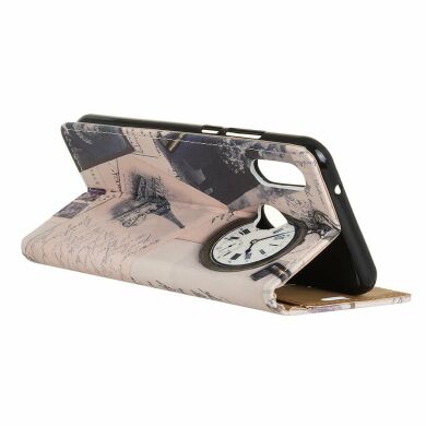 Чохол Deexe Life Style Wallet для Samsung Galaxy M20 (M205), Eiffel Tower and Quill pen