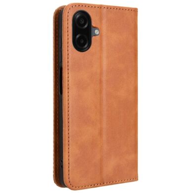 Чехол Deexe Retro Style для Samsung Galaxy A07 (A075) - Brown