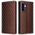 Чохол Deexe Rhombus Book для Samsung Galaxy A37 (A376) - Brown