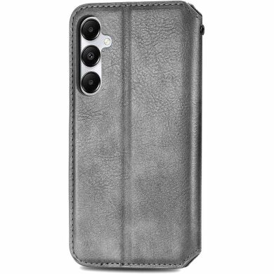 Чохол Deexe Rhombus Wallet для Samsung Galaxy A55 (A556) - Grey