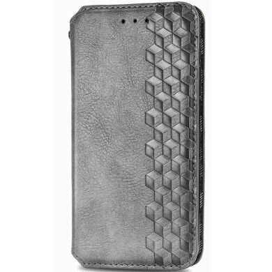 Чохол Deexe Rhombus Wallet для Samsung Galaxy A57 (A576) - Grey