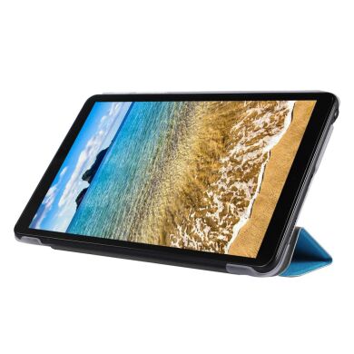 Чехол Deexe Silk Texture для Samsung Galaxy Tab A7 Lite (T220/T225) - Baby Blue