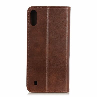 Чехол Deexe Wallet Case для Samsung Galaxy A01 (A015) - Brown