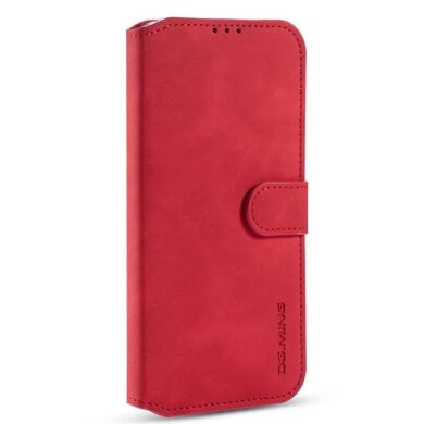 Чехол DG.MING Retro Style для Samsung Galaxy A12 (A125) / A12 Nacho (A127) / M12 (M127) - Red