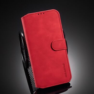 Чехол DG.MING Retro Style для Samsung Galaxy A12 (A125) / A12 Nacho (A127) / M12 (M127) - Red