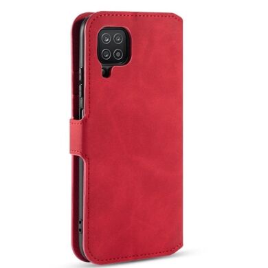 Чехол DG.MING Retro Style для Samsung Galaxy A12 (A125) / A12 Nacho (A127) / M12 (M127) - Red