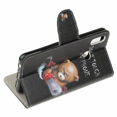 Чехол-книжка Deexe Color Wallet для Samsung Galaxy A10s (A107) - Fierce Bear