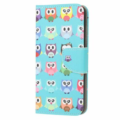 Чехол-книжка Deexe Color Wallet для Samsung Galaxy A21s (A217) - Owls