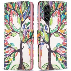 Чохол-книжка Deexe Color Wallet для Samsung Galaxy A56 (A566) - Life Tree