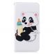 Чехол-книжка Deexe Color Wallet для Samsung Galaxy A7 2018 (A750) - Panda Holding a Bottle. Фото 2 из 8