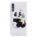 Чехол-книжка Deexe Color Wallet для Samsung Galaxy A7 2018 (A750) - Panda Holding a Bottle. Фото 3 из 8