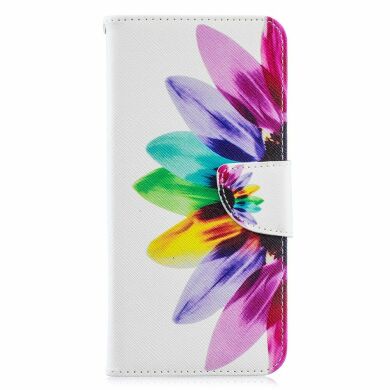 Чохол-книжка Deexe Color Wallet для Samsung Galaxy A70 (A705) - Petals Pattern