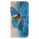Чехол-книжка Deexe Color Wallet для Samsung Galaxy J6 2018 (J600) - Blue Butterfly. Фото 1 из 5