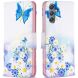 Чехол-книжка Deexe Color Wallet для Samsung Galaxy M34 (M346) - Butterfly and Flowers. Фото 1 из 8