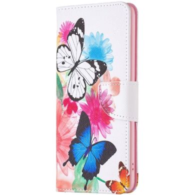 Чехол-книжка Deexe Color Wallet для Samsung Galaxy S24 (S921) / Galaxy S25 (S931) - Two Butterflies