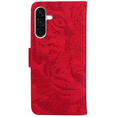 Чехол-книжка Deexe Tiger для Samsung Galaxy A36 (A366) / A56 (A566) - Red