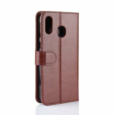 Чохол-книжка Deexe Wallet Style для Samsung Galaxy M20 (M205) - Brown