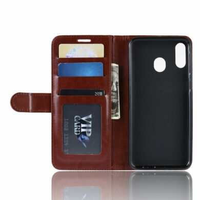 Чохол-книжка Deexe Wallet Style для Samsung Galaxy M20 (M205) - Brown