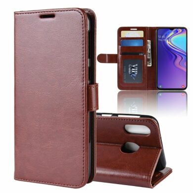 Чехол-книжка Deexe Wallet Style для Samsung Galaxy M20 (M205) - Brown