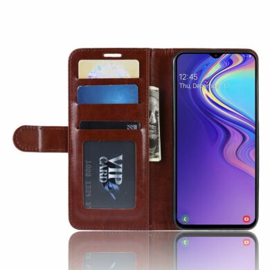 Чохол-книжка Deexe Wallet Style для Samsung Galaxy M20 (M205) - Brown