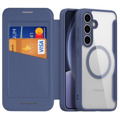 Чехол-книжка DUX DUCIS Skin X Pro Magnetic для Samsung Galaxy S25 (S931) - Blue