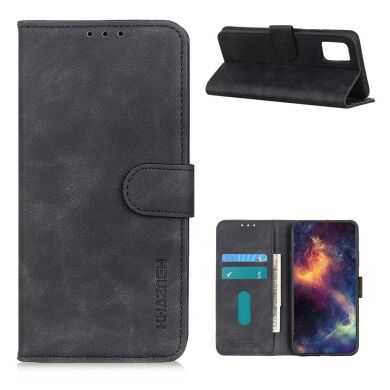 Чехол-книжка KHAZNEH Retro Wallet для Samsung Galaxy A72 (А725) - Black