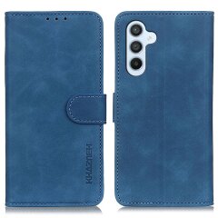 Чехол-книжка KHAZNEH Retro Wallet для Samsung Galaxy S26 FE - Blue