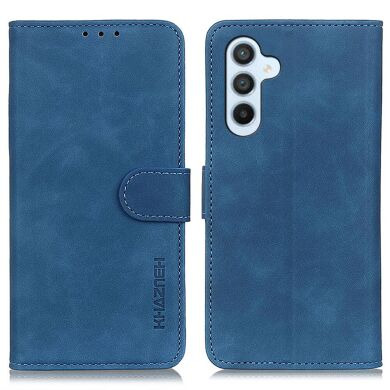 Чехол-книжка KHAZNEH Retro Wallet для Samsung Galaxy S26 FE - Blue