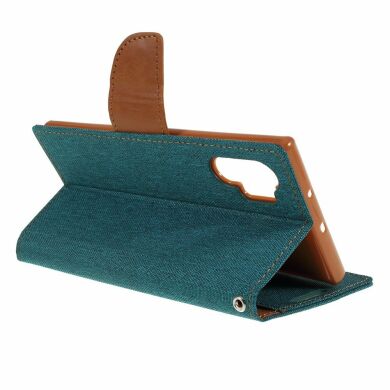 Чохол-книжка MERCURY Canvas Diary для Samsung Galaxy Note 10+ (N975) - Green