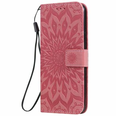 Чохол-книжка UniCase SunFlower Pattern для Samsung Galaxy A20s (A207) - Pink