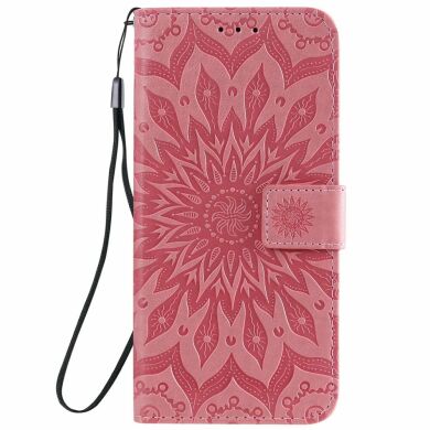 Чохол-книжка UniCase SunFlower Pattern для Samsung Galaxy A20s (A207) - Pink