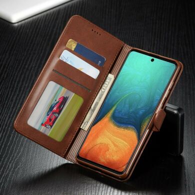 Чехол LC.IMEEKE Wallet Case для Samsung Galaxy A41 (A415) - Brown