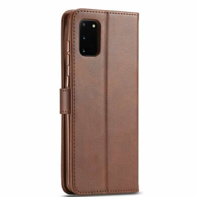Чохол LC.IMEEKE Wallet Case для Samsung Galaxy A41 (A415) - Brown