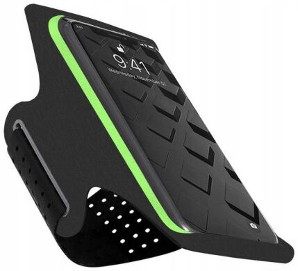 Чохол на руку Tech-Protect G10 Universal Sport Armband - Black / Lime