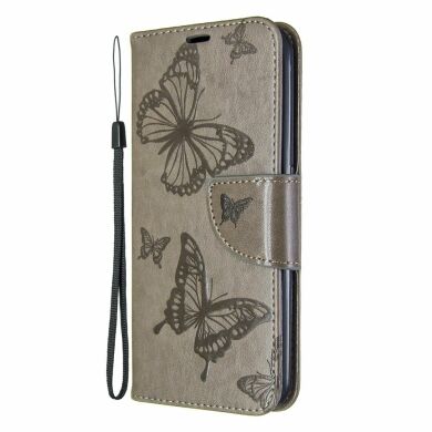 Чохол UniCase Butterfly Pattern для Samsung Galaxy A01 (A015) - Grey