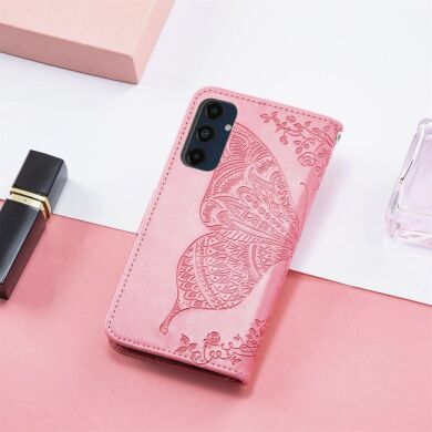 Чехол UniCase Butterfly Pattern для Samsung Galaxy S24 FE (S721) - Pink