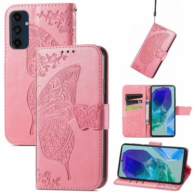 Чехол UniCase Butterfly Pattern для Samsung Galaxy S24 FE (S721) - Pink