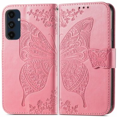 Чехол UniCase Butterfly Pattern для Samsung Galaxy S24 FE (S721) - Pink