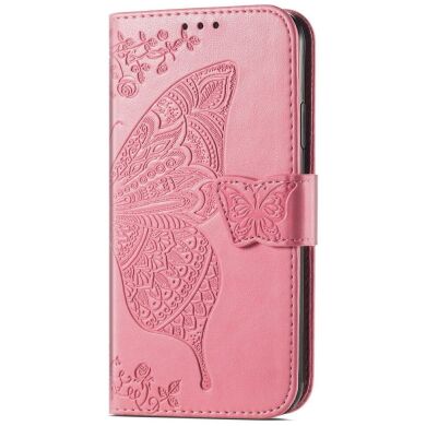 Чехол UniCase Butterfly Pattern для Samsung Galaxy S24 FE (S721) - Pink