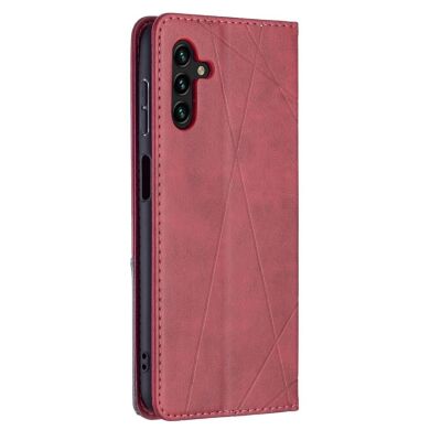 Чехол UniCase Geometric Pattern для Samsung Galaxy A13 5G (A136) / A04s (A047) - Red