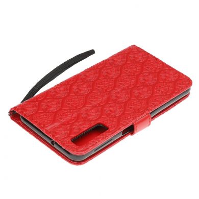 Чохол UniCase Leaf Wallet для Samsung Galaxy A7 2018 (A750) - Red