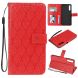 Чехол UniCase Leaf Wallet для Samsung Galaxy A7 2018 (A750) - Red. Фото 1 из 8