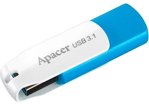 Флеш-память Apacer AH357 64GB USB 3.1 (AP64GAH357U-1) - Blue / White