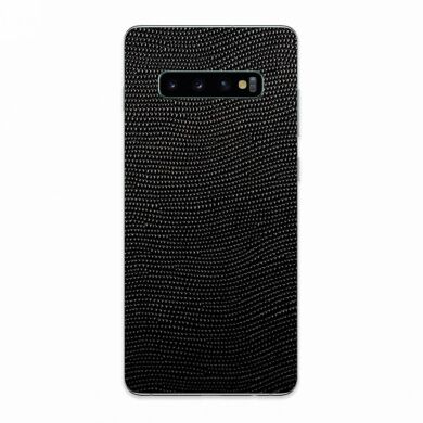 Шкіряна наклейка Glueskin для Samsung Galaxy S10 Plus (G975) - Black Stingray