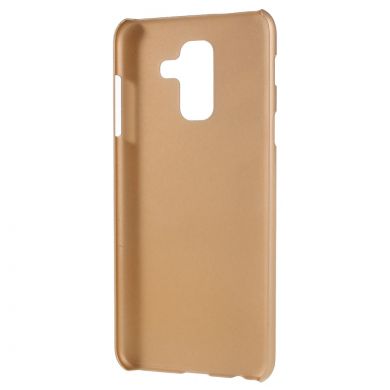 Пластиковый чехол Deexe Hard Shell для Samsung Galaxy A6+ 2018 (A605) - Gold