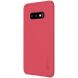 Пластиковый чехол NILLKIN Frosted Shield для Samsung Galaxy S10e - Red. Фото 3 из 12