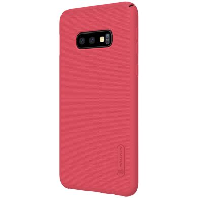 Пластиковый чехол NILLKIN Frosted Shield для Samsung Galaxy S10e - Red