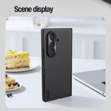 Пластиковый чехол NILLKIN Frosted Shield Magnetic (FF) для Samsung Galaxy Fold 7 - Black