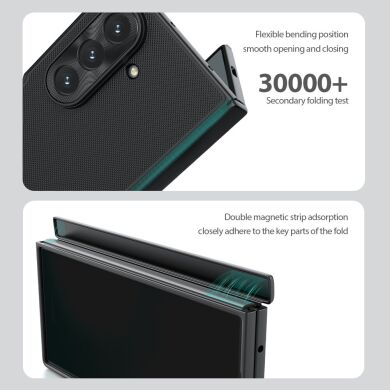 Пластиковый чехол NILLKIN Frosted Shield Magnetic (FF) для Samsung Galaxy Fold 7 - Black